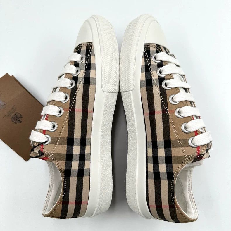 Burberry Burberry Classic Check Pattern Sneakers Size US 6 / IT 36 - 8 Thumbnail