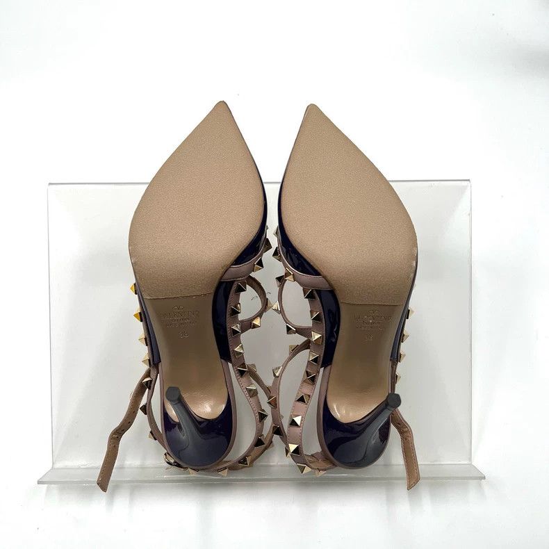 Valentino Valentino Purple Patent Leather High Heels Size US 8 / IT 38 - 6 Thumbnail