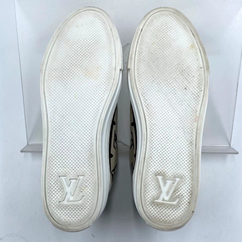 Louis Vuitton Louis Vuitton Low-Top Sneakers in Beige Size US 6 / IT 36 - 6 Thumbnail