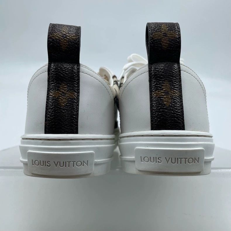 Louis Vuitton Louis Vuitton Low-Top Sneakers in Beige Size US 6 / IT 36 - 8 Thumbnail