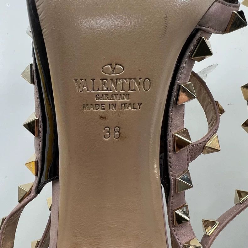 Valentino Valentino Black High Heels with Studs Size US 8 / IT 38 - 7 Thumbnail