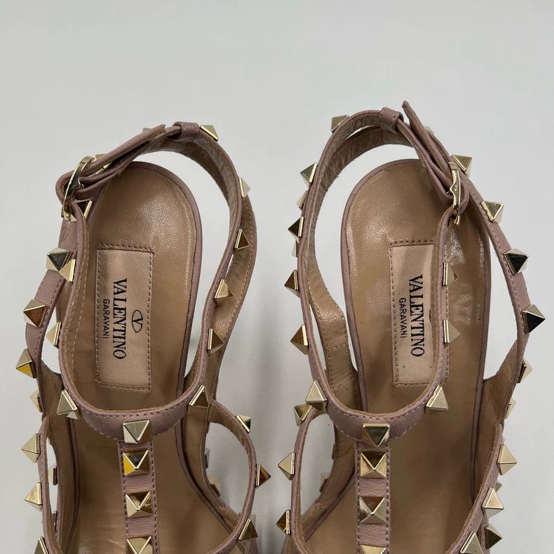 Valentino Valentino Black High Heels with Studs Size US 8 / IT 38 - 3 Thumbnail