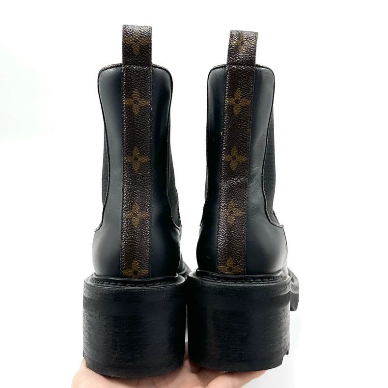 Louis Vuitton Louis Vuitton Black Chelsea Boots Size 38 Size US 7 / IT 37 - 3 Thumbnail