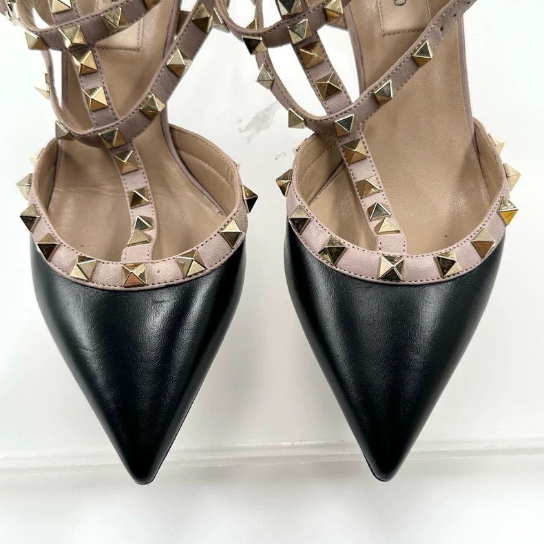Valentino Valentino High Heels with Studded Straps Size US 6 / IT 36 - 7 Thumbnail