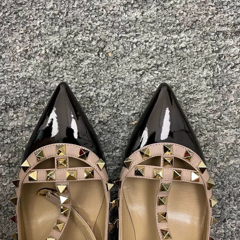 Valentino Valentino Black Patent Flat Shoes 35.5 Size US 5 / IT 35 - 3 Thumbnail