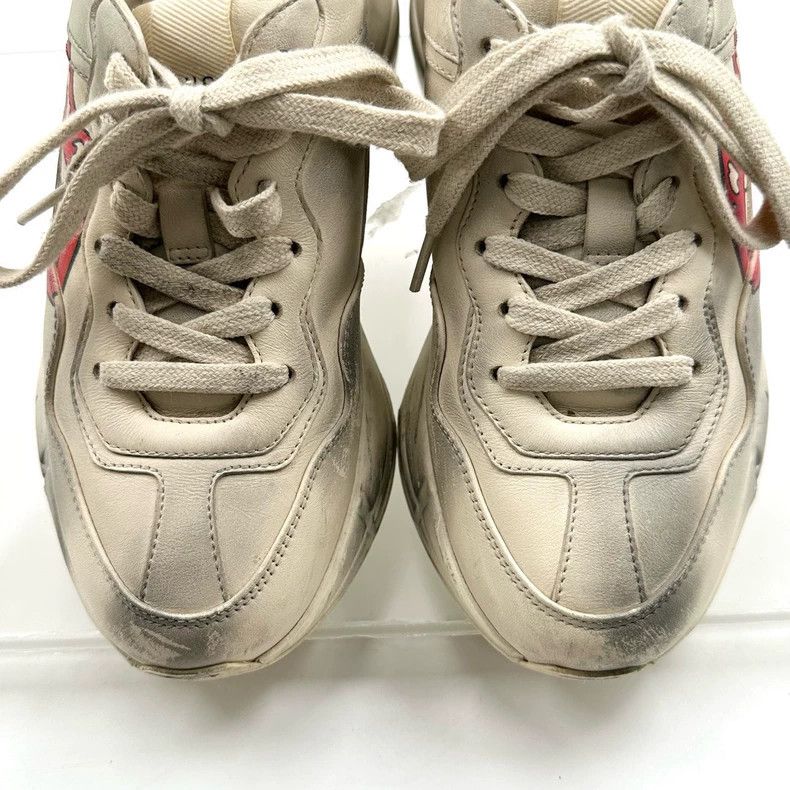 Gucci Gucci Red Lip Dad Sneakers in Size 35 Size US 5 / IT 35 - 6 Thumbnail