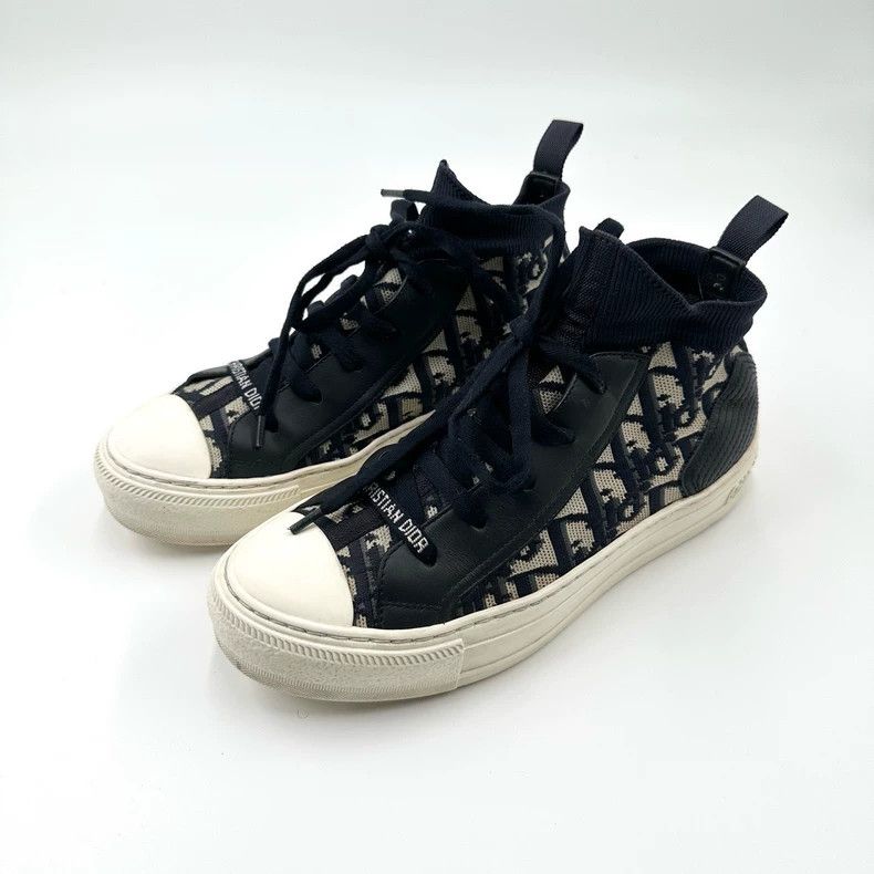 Dior Dior High-Top Sneakers with Logo Design Size US 6 / IT 36 - 2 Thumbnail