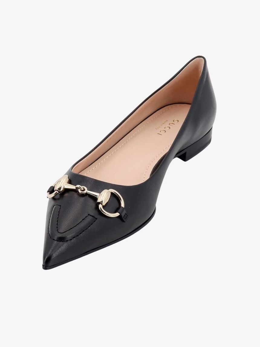 Gucci Gucci Horsebit Leather Ballet Flats SIZE 37.5 Size ONE SIZE - 2 Thumbnail