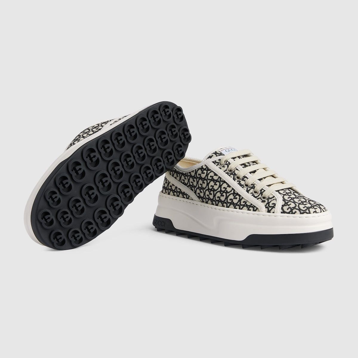 Gucci Gucci GG Trainer Platform Sneakers SIZE 41.5 Size ONE SIZE - 3 Thumbnail