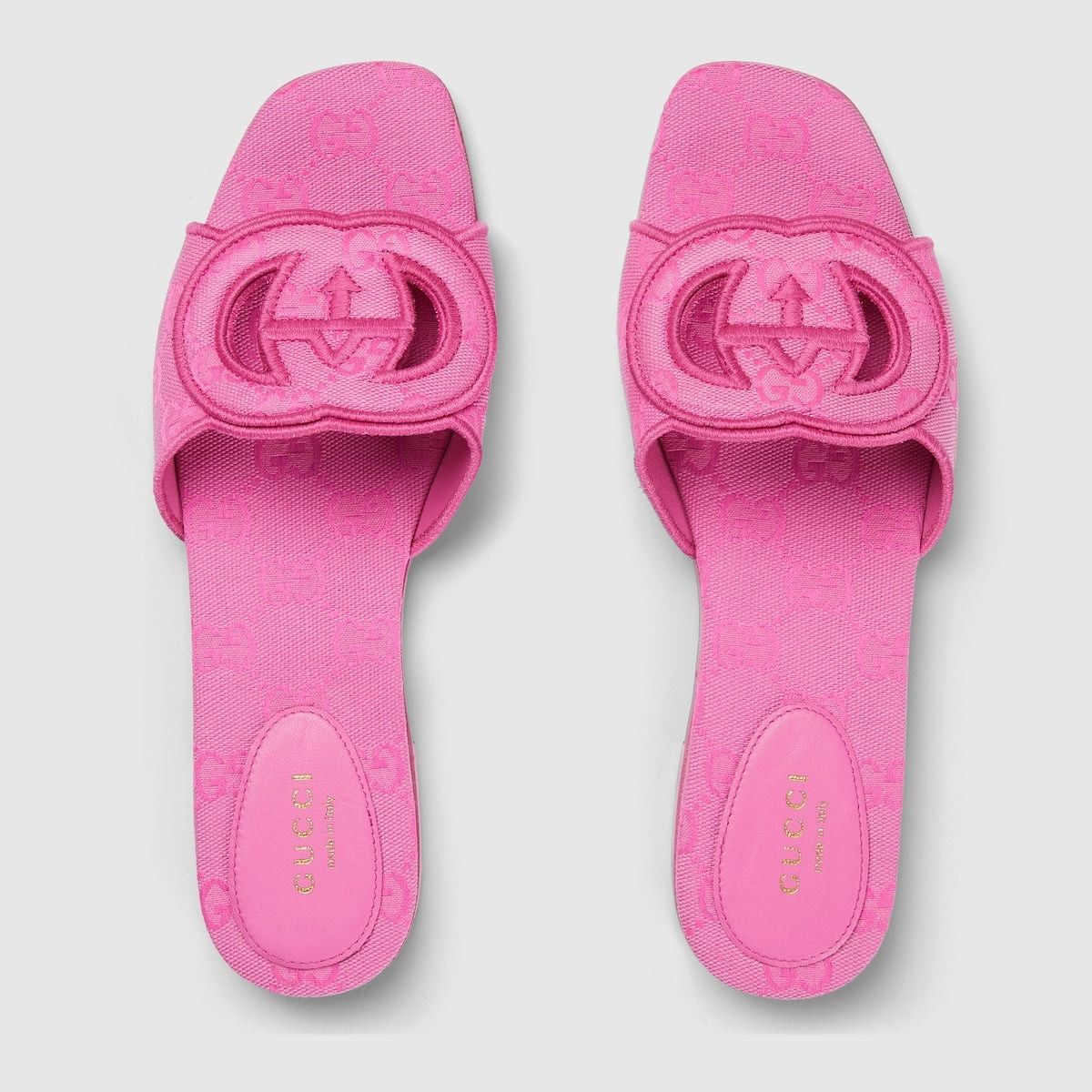 Gucci Gucci Interlocking G GG Slide Sandals SIZE 36.5 Size ONE SIZE - 2 Thumbnail