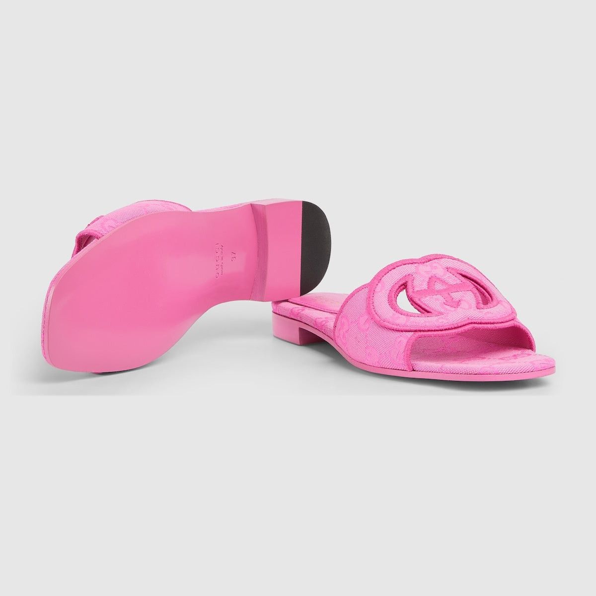 Gucci Gucci Interlocking G GG Slide Sandals SIZE 38.5 Size ONE SIZE - 3 Thumbnail