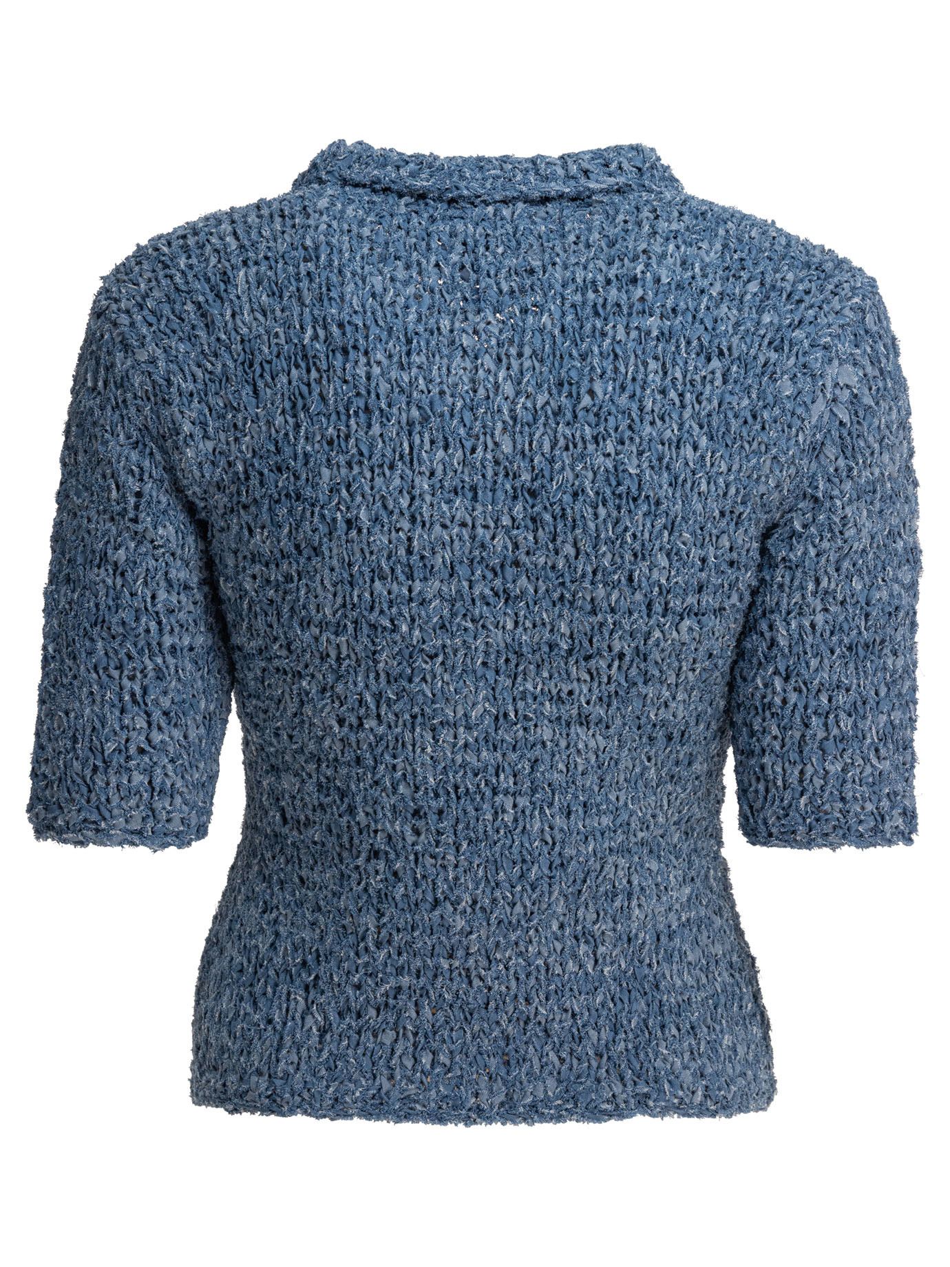 Ganni Handknit Polo Shirt Size M / US 6-8 / IT 42-44 - 2 Thumbnail