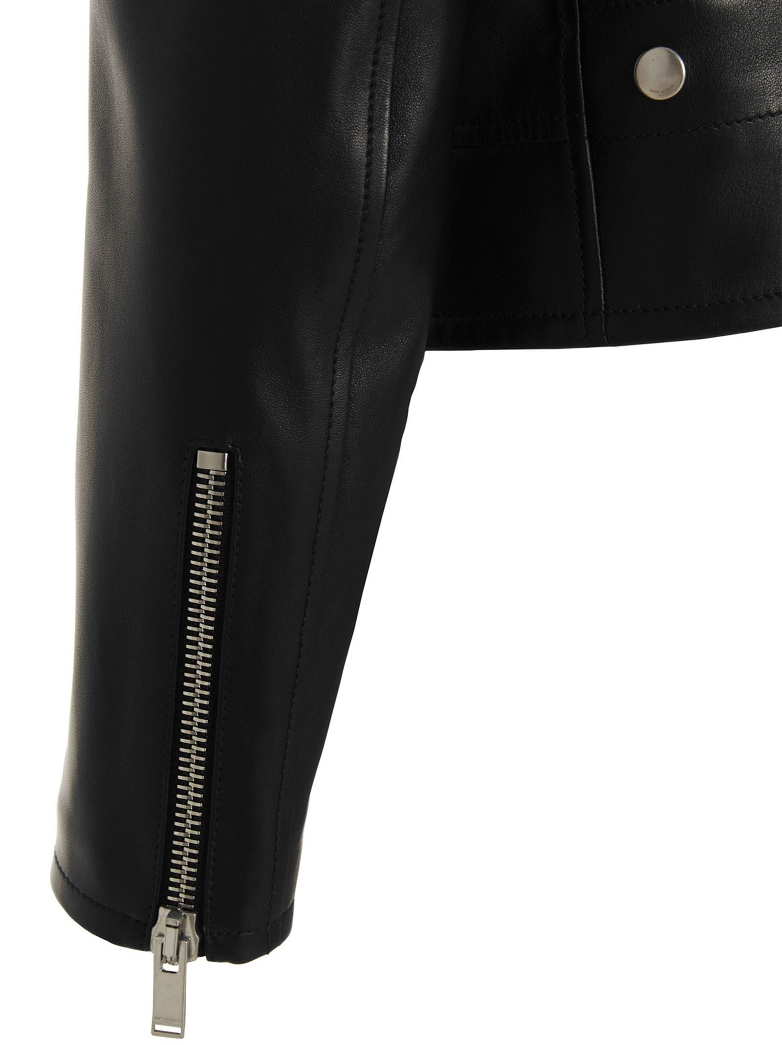 Saint Laurent Paris 'Motorcycle' Biker Jacket Size XS / US 0-2 / IT 36-38 - 4 Thumbnail
