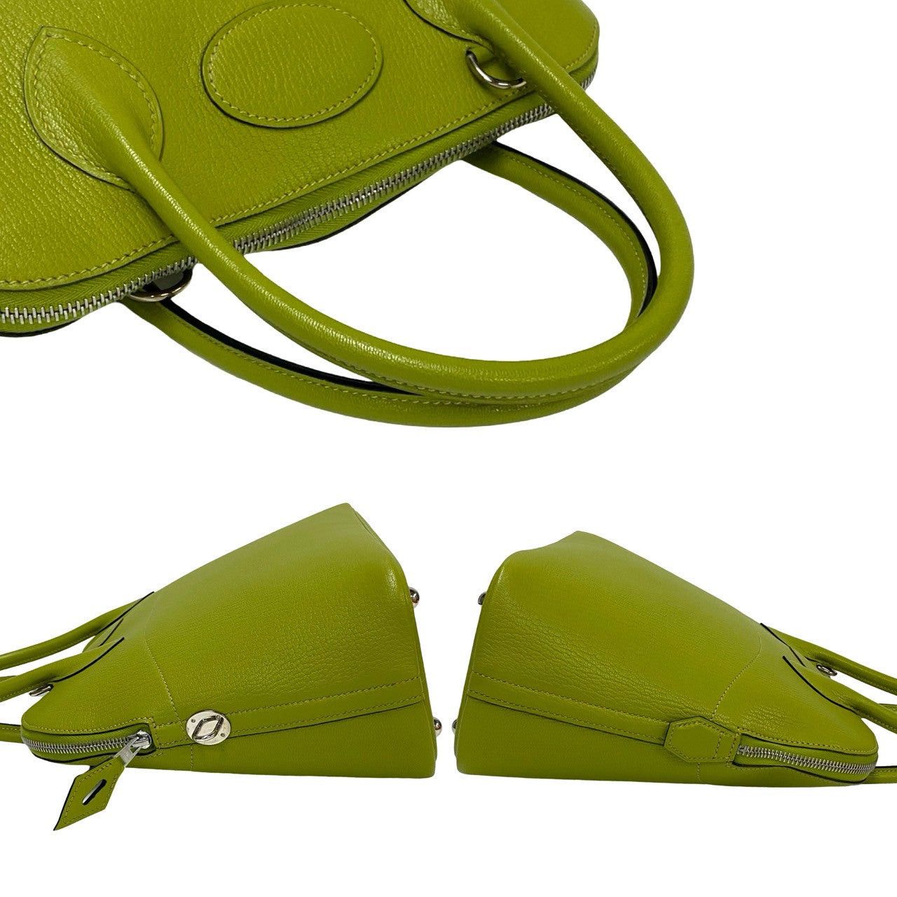 Hermes Hermes Shoulder Bag Green Leather Size ONE SIZE - 5 Thumbnail
