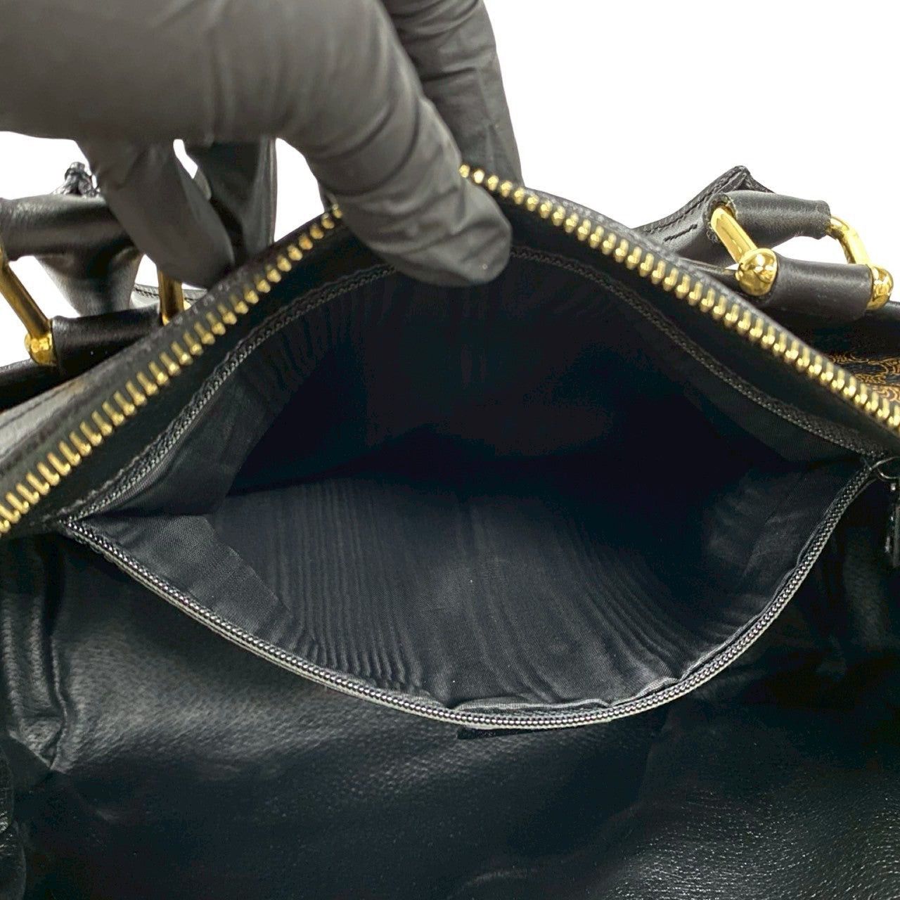 Celine Celine Handbag Black Leather Size ONE SIZE - 9 Thumbnail