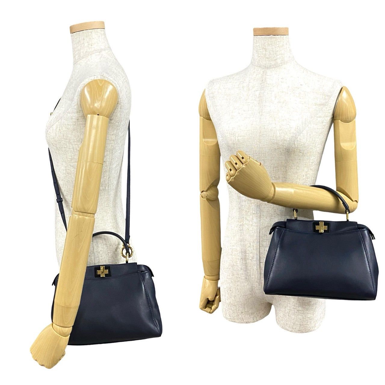 Fendi Fendi Shoulder Bag Blue Leather Size ONE SIZE - 2 Thumbnail