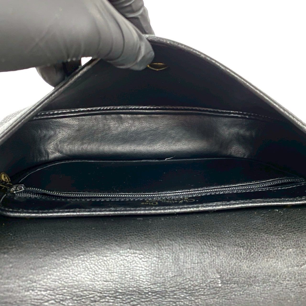 Dior Dior Shoulder Bag Black Leather Size ONE SIZE - 8 Thumbnail