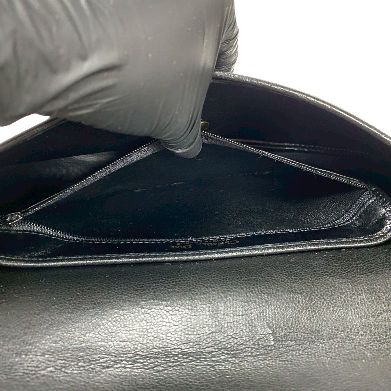 Dior Dior Shoulder Bag Black Leather Size ONE SIZE - 9 Thumbnail