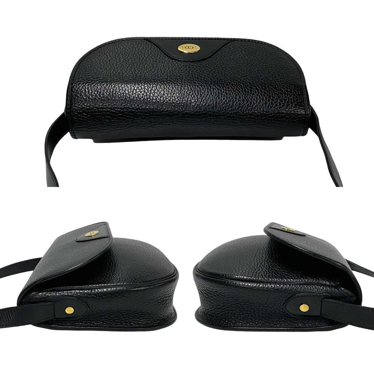 Dior Dior Shoulder Bag Black Leather Size ONE SIZE - 5 Thumbnail