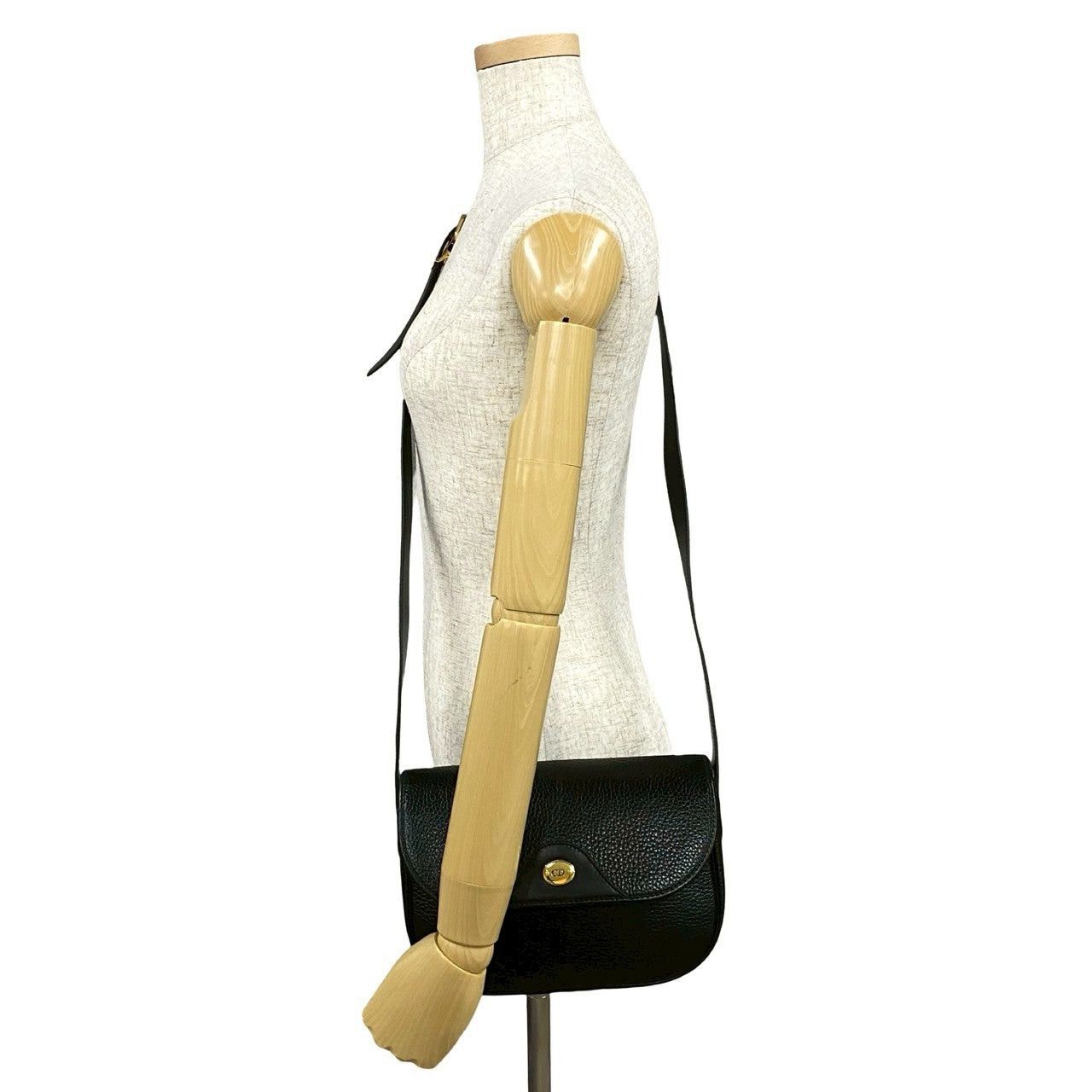 Dior Dior Shoulder Bag Black Leather Size ONE SIZE - 2 Thumbnail