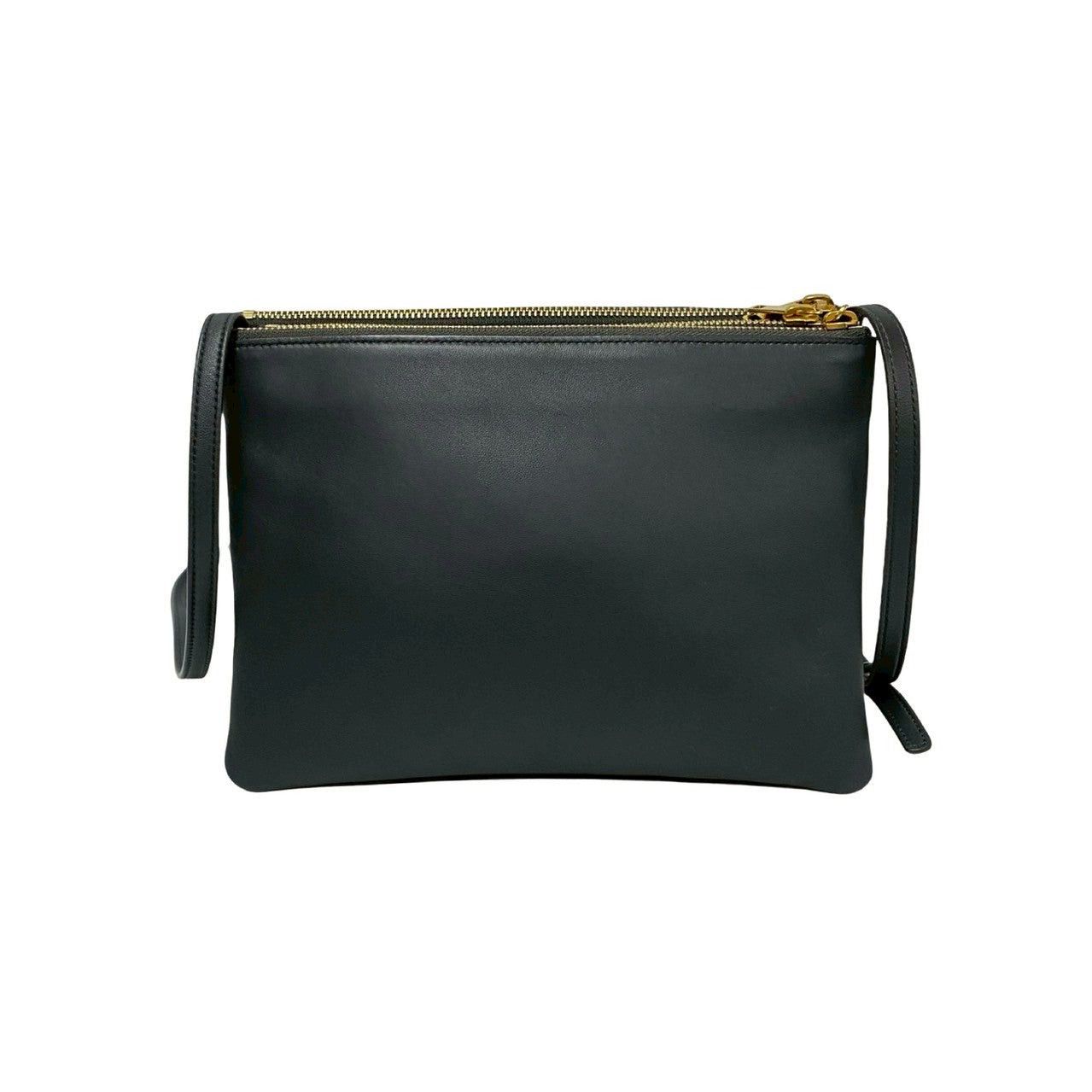 Celine Celine Shoulder Bag Grey Leather Size ONE SIZE - 4 Thumbnail