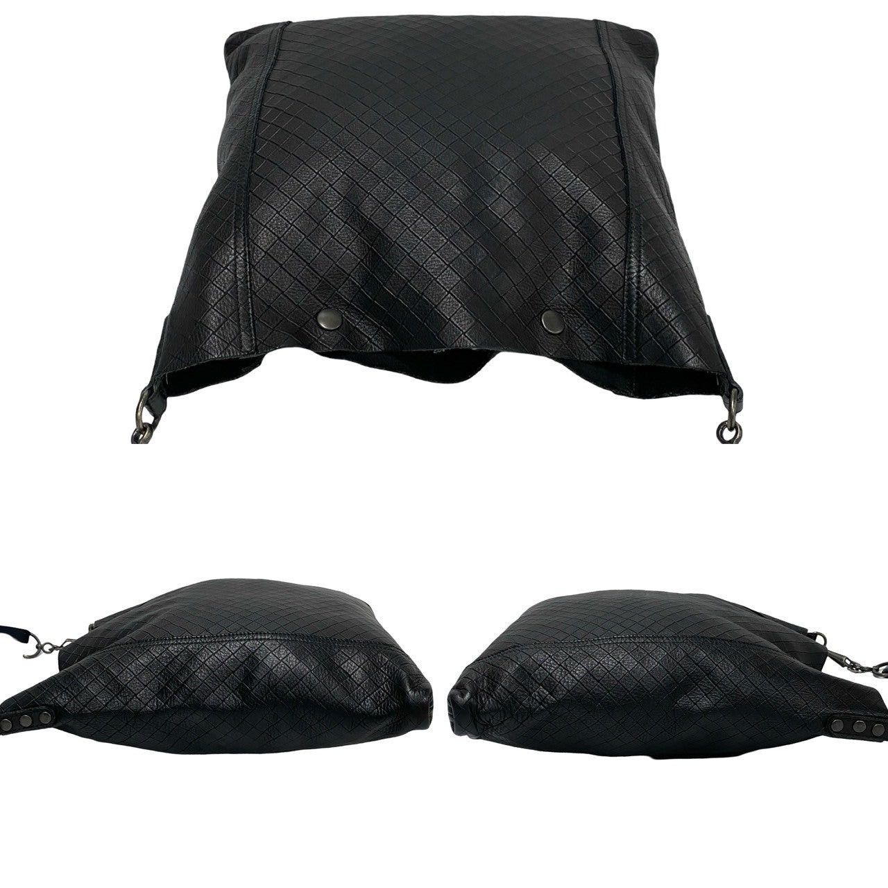 Bottega Veneta Bottega Veneta Shoulder Bag Black Leather Size ONE SIZE - 5 Thumbnail