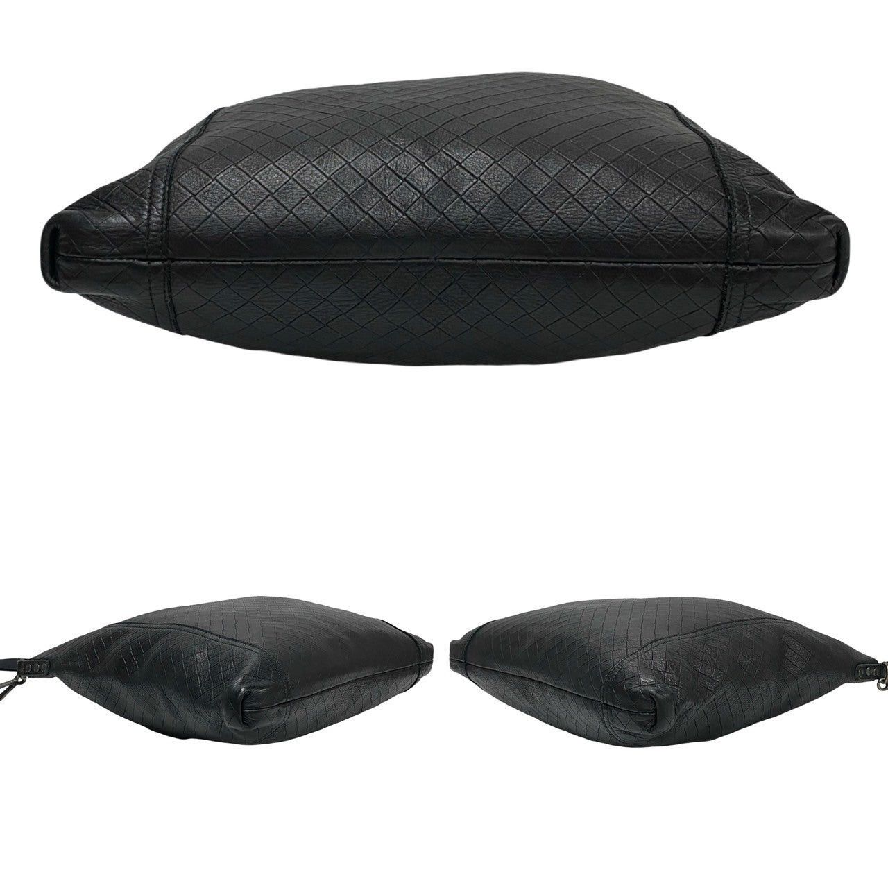 Bottega Veneta Bottega Veneta Shoulder Bag Black Leather Size ONE SIZE - 6 Thumbnail