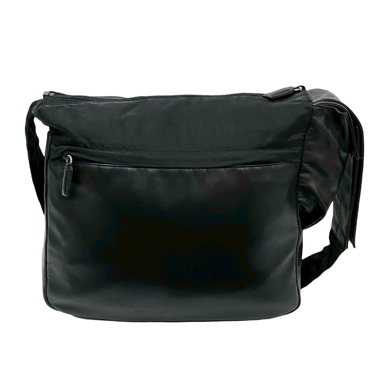 Prada Prada Shoulder Bag Black Leather Size ONE SIZE - 4 Thumbnail