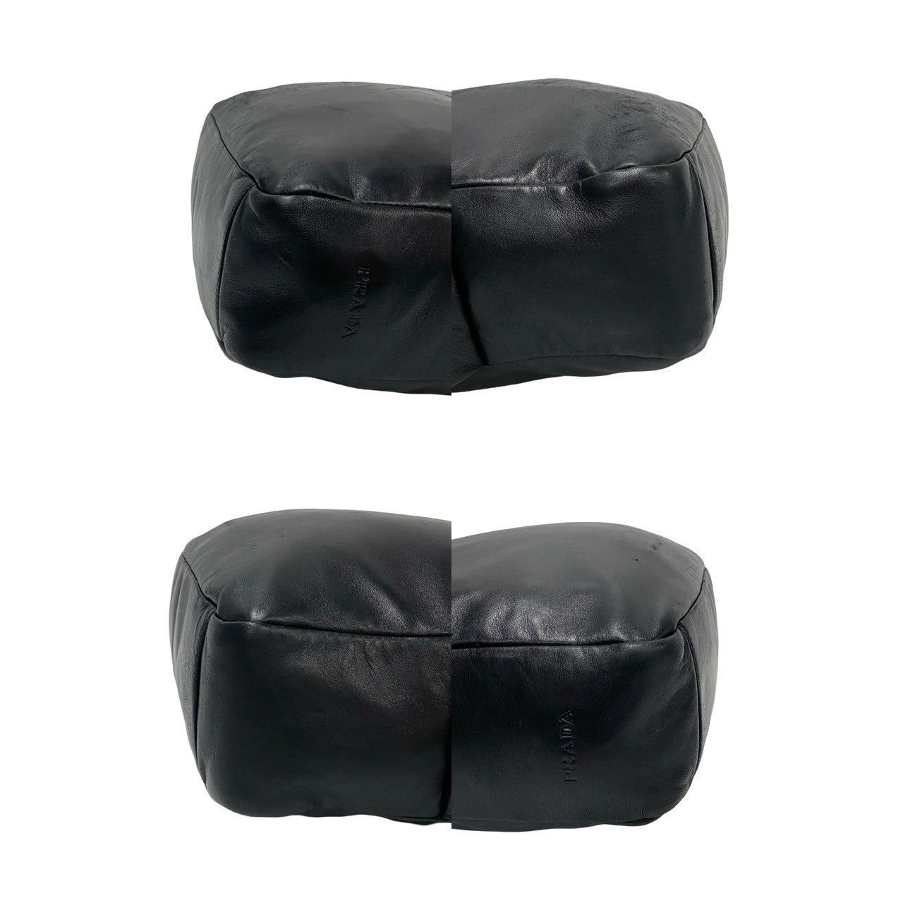 Prada Prada Shoulder Bag Black Leather Size ONE SIZE - 7 Thumbnail