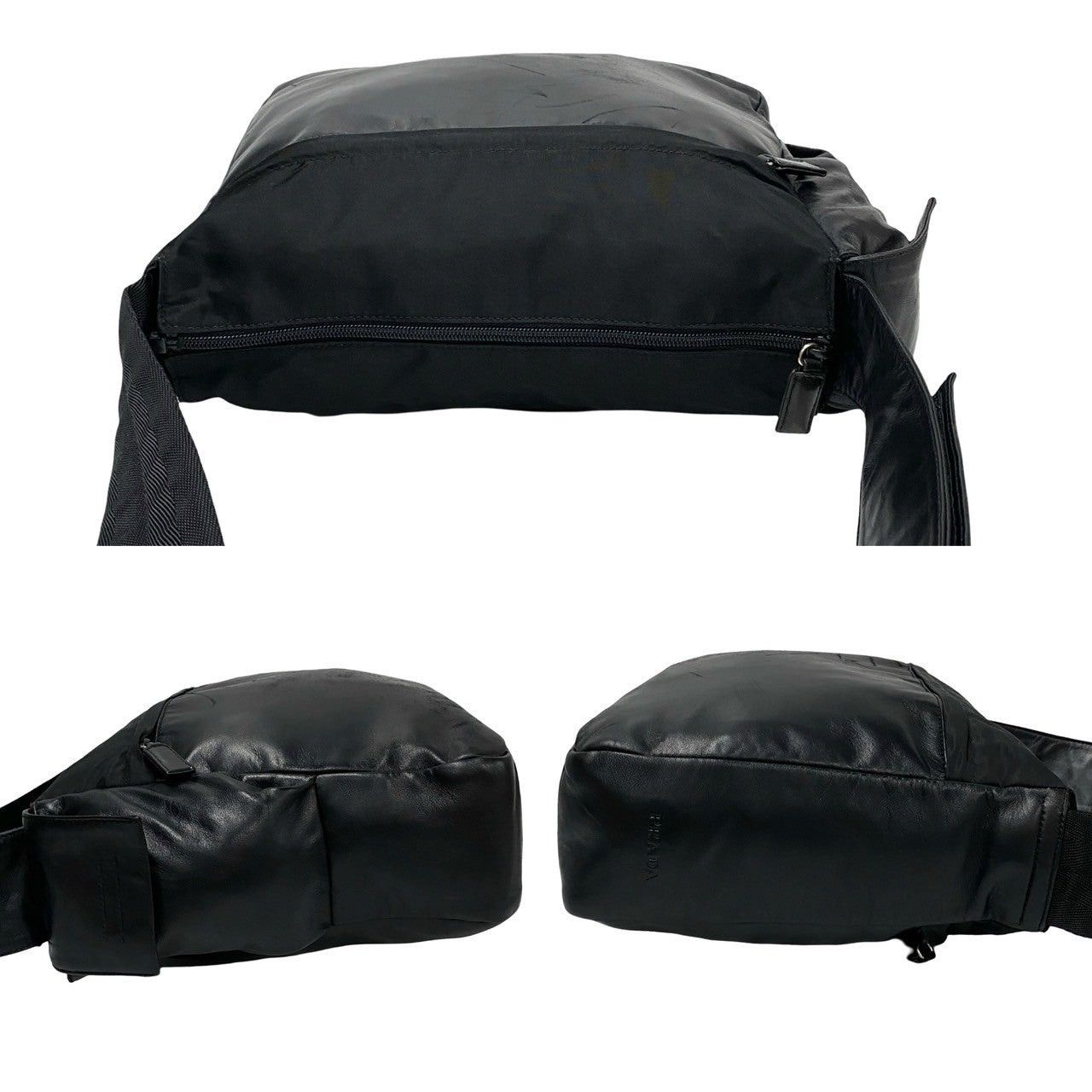 Prada Prada Shoulder Bag Black Leather Size ONE SIZE - 5 Thumbnail