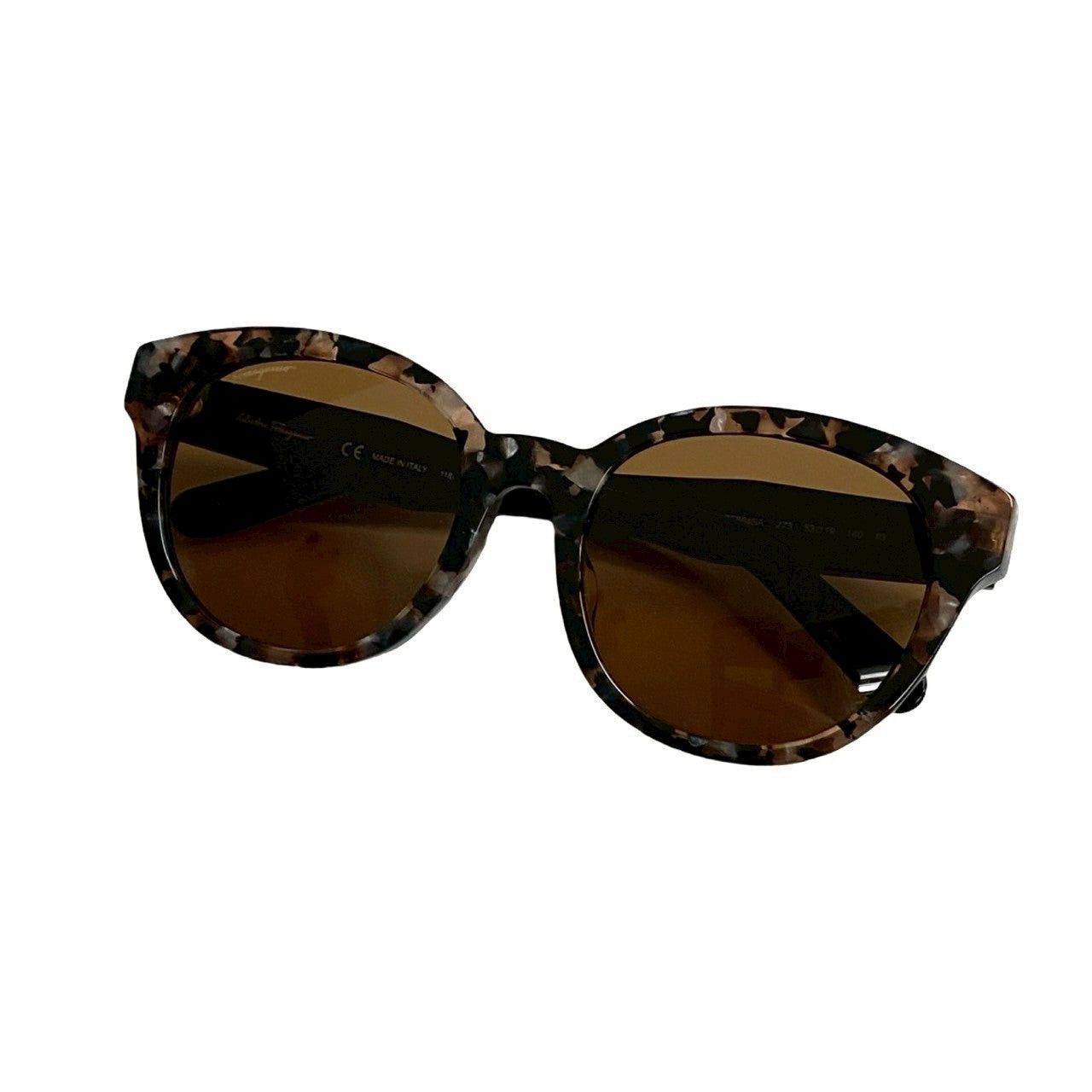 Salvatore Ferragamo Salvatore Ferragamo Sunglasses Brown Plastic Size ONE SIZE - 2 Thumbnail