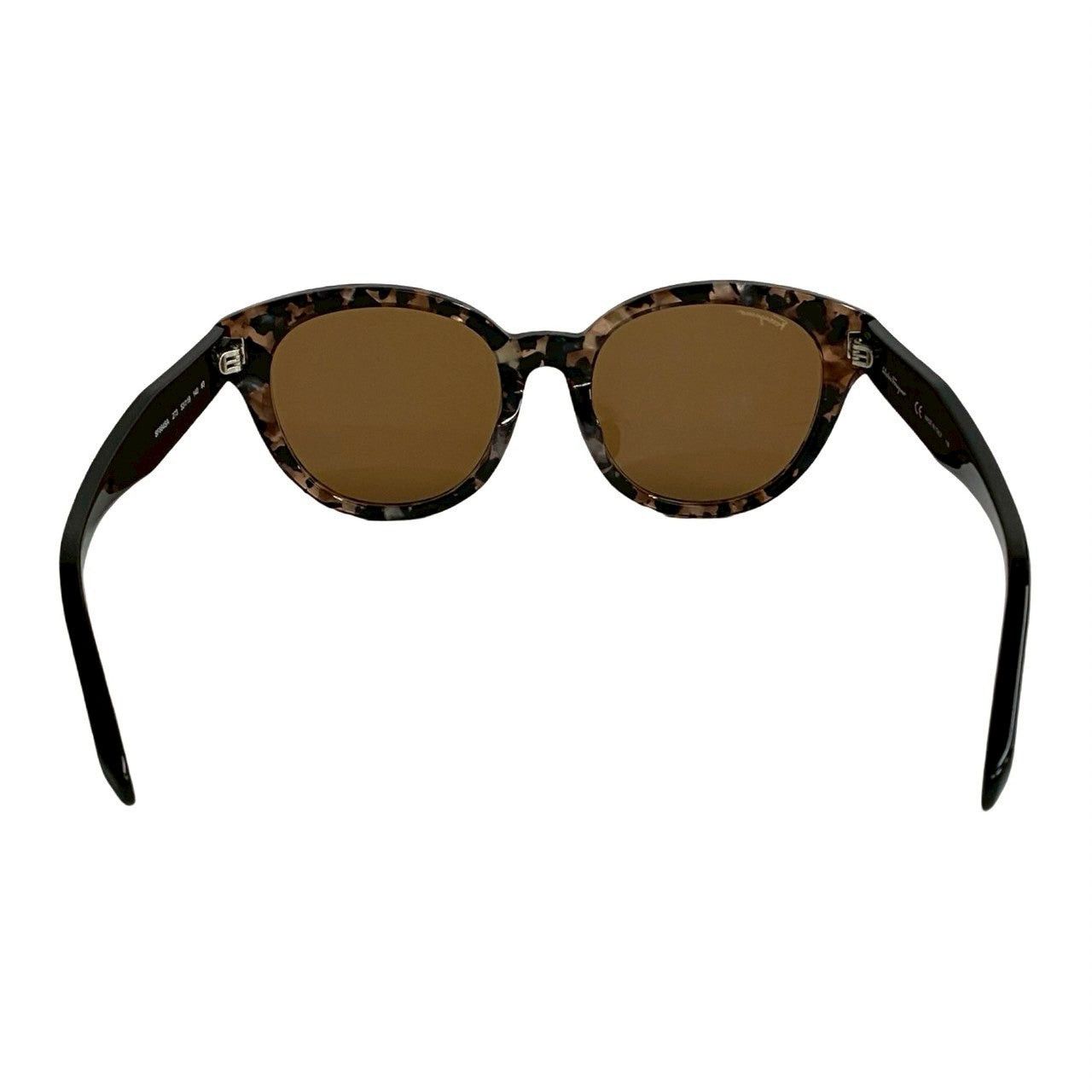 Salvatore Ferragamo Salvatore Ferragamo Sunglasses Brown Plastic Size ONE SIZE - 5 Thumbnail