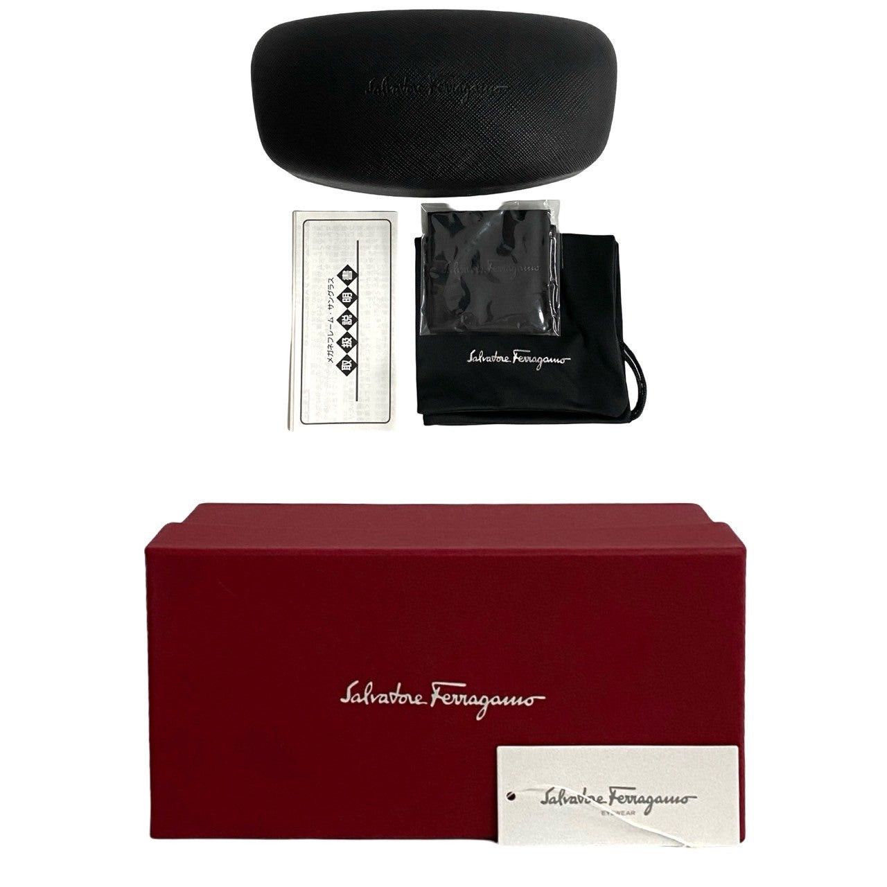 Salvatore Ferragamo Salvatore Ferragamo Sunglasses Brown Plastic Size ONE SIZE - 6 Thumbnail