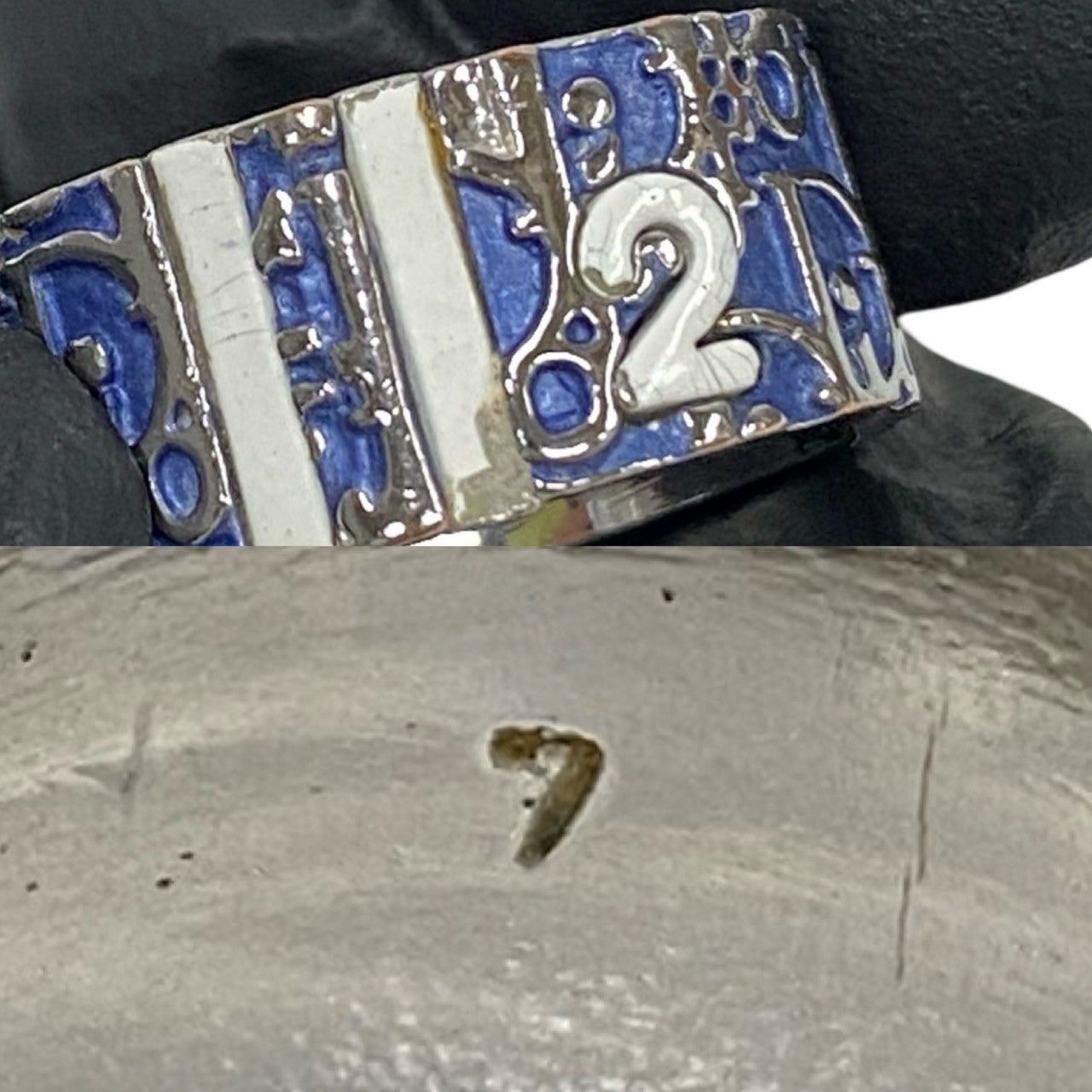 Dior Dior Ring Blue Metal Size ONE SIZE - 2 Thumbnail