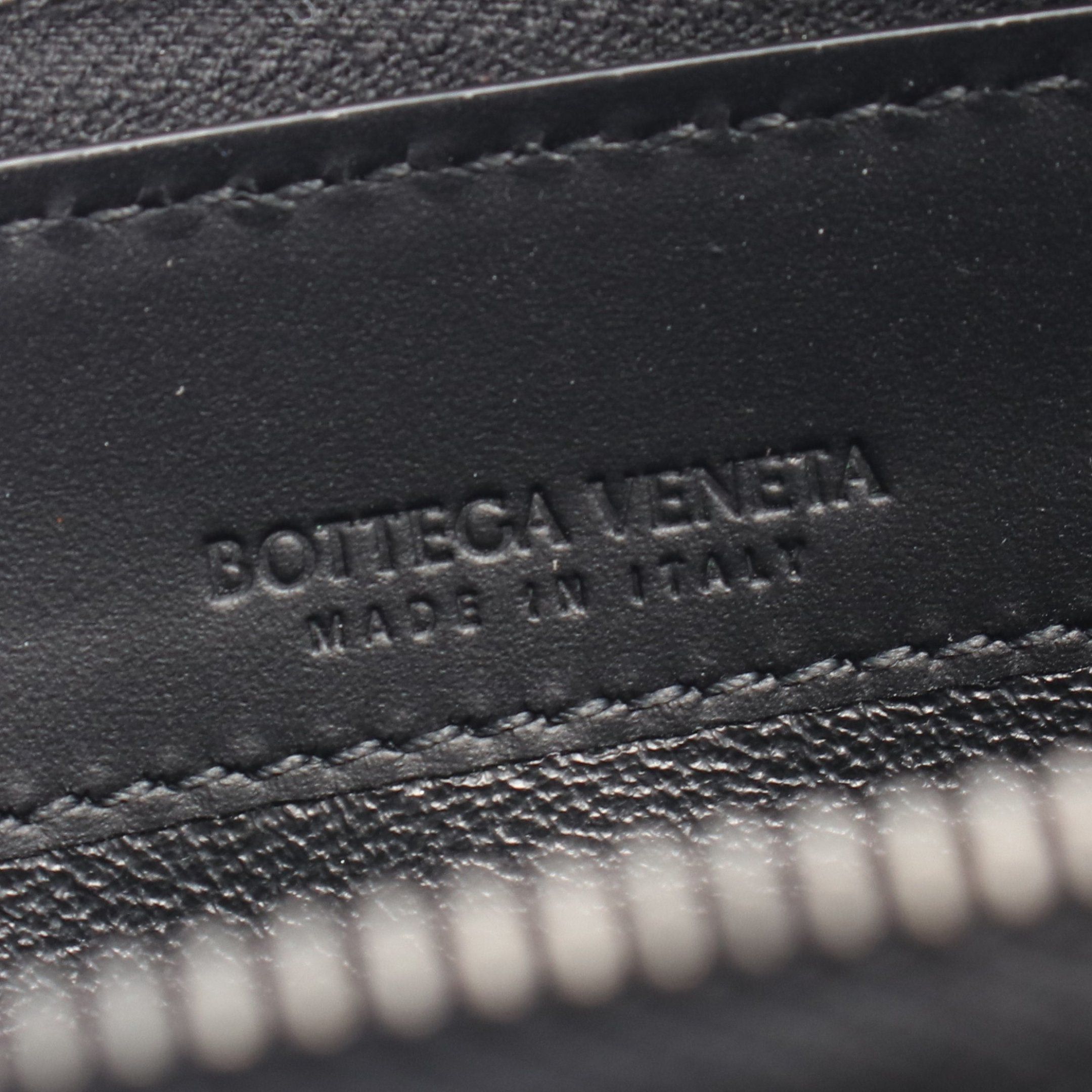 Bottega Veneta Bottega Veneta Intrecciato Round Zipper Long Wallet Leather Black Size ONE SIZE - 4 Thumbnail