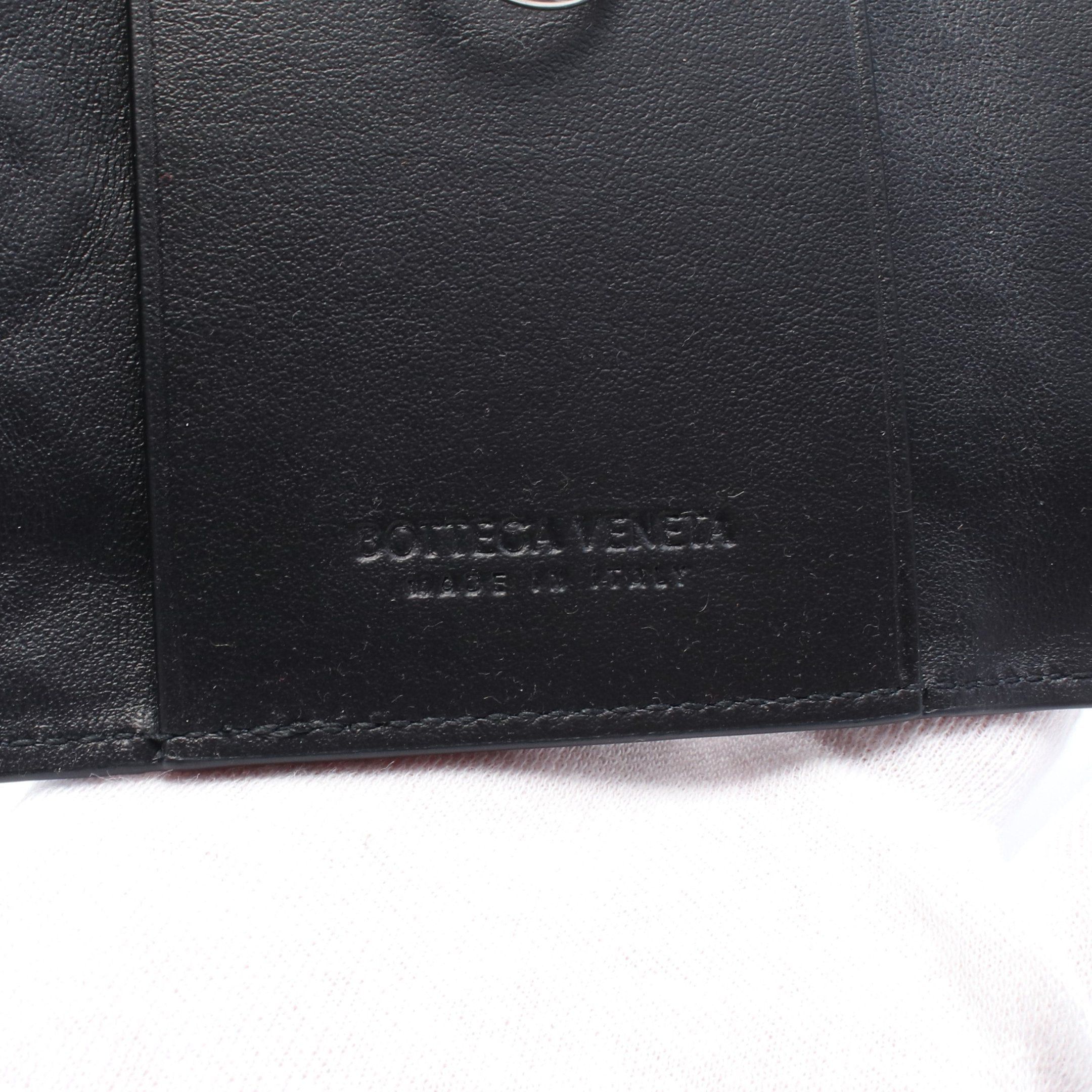 Bottega Veneta Bottega Veneta Intrecciato 6 Key Case Leather Black Size ONE SIZE - 4 Thumbnail