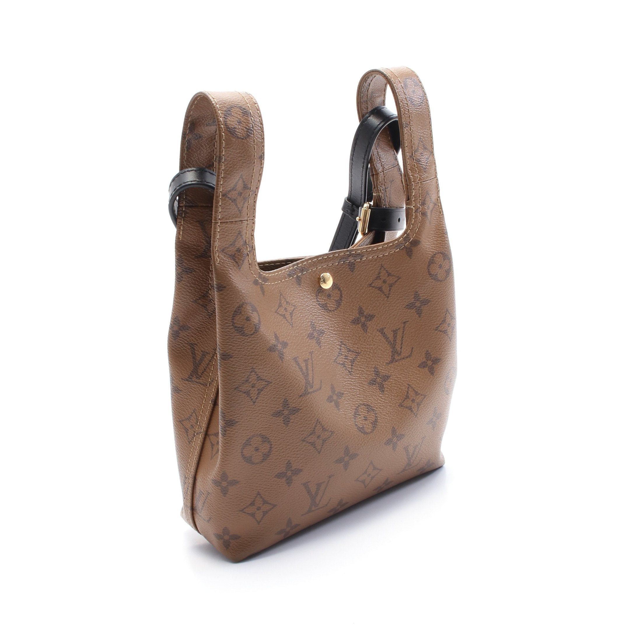 Louis Vuitton Louis Vuitton Atlantis Bb Monogram Reverse Handbag Leather Brown Size ONE SIZE - 2 Thumbnail