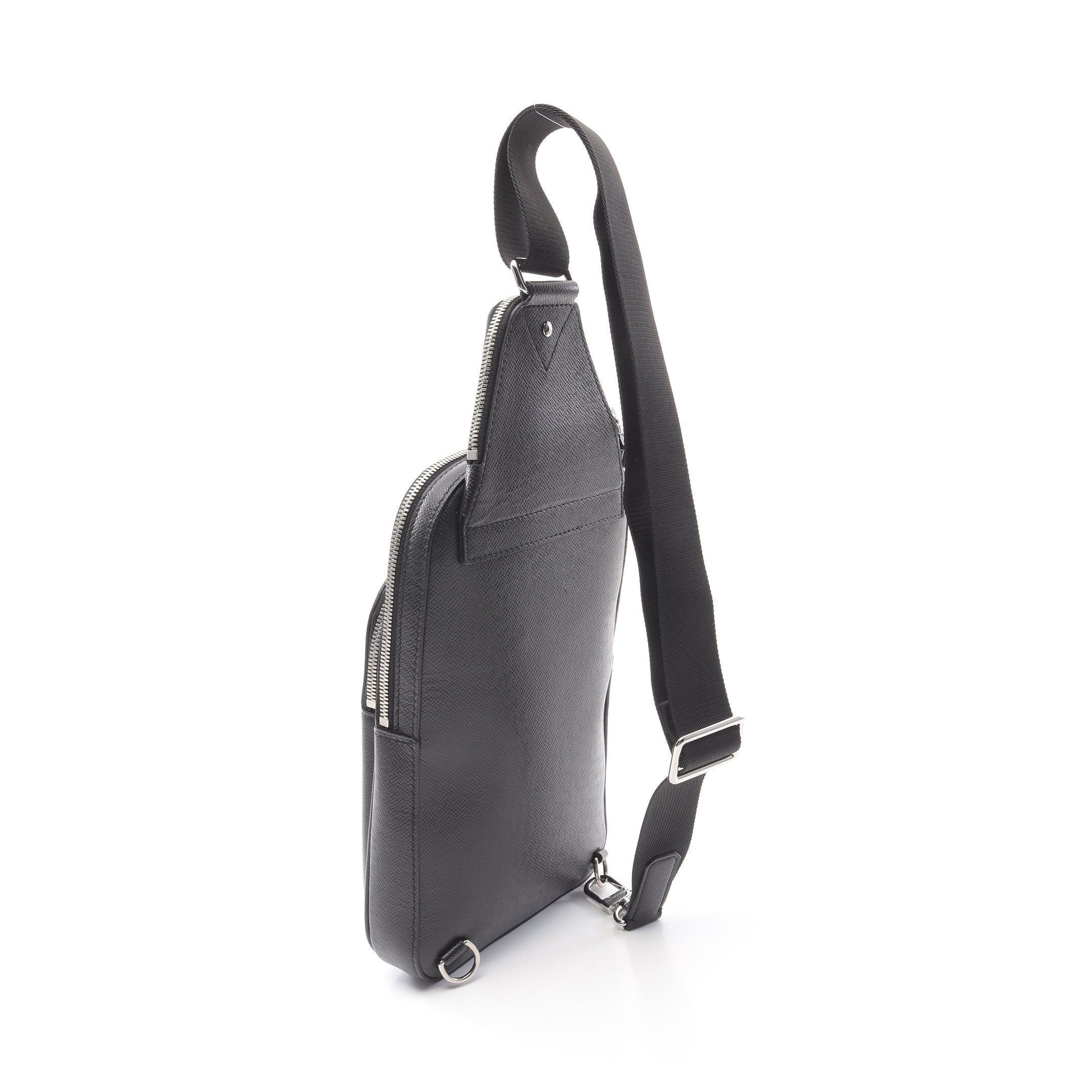 Louis Vuitton Louis Vuitton Avenue Sling Bag Taiga Body Leather Black Size ONE SIZE - 2 Thumbnail