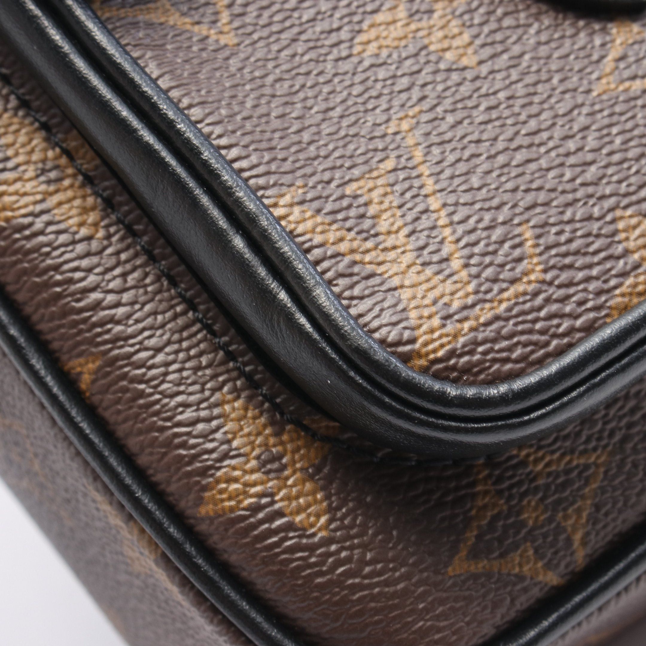 Louis Vuitton Louis Vuitton Christopher Wearable Wallet Monogram Macassar Shoulder Bag Leather Brown Black Size ONE SIZE - 5 Thumbnail