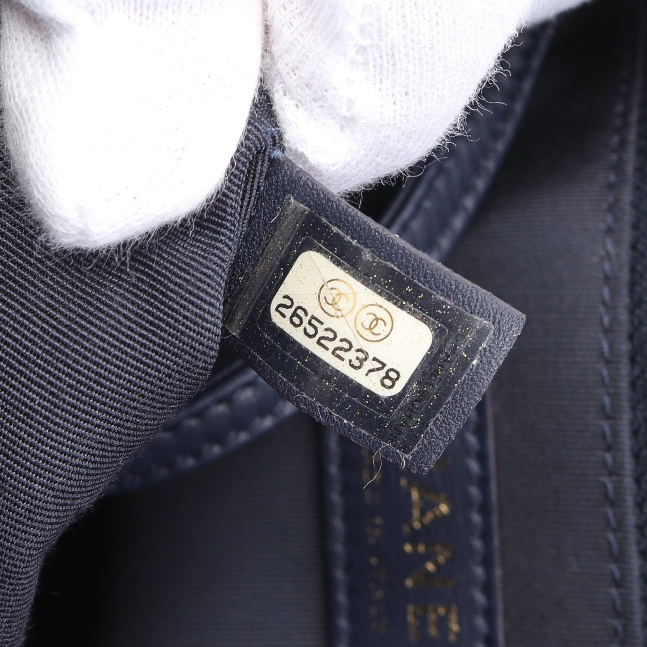Chanel Chanel Backpack Rucksack Tweed Leather Navy Multicolor Gold Hardware Size ONE SIZE - 5 Thumbnail