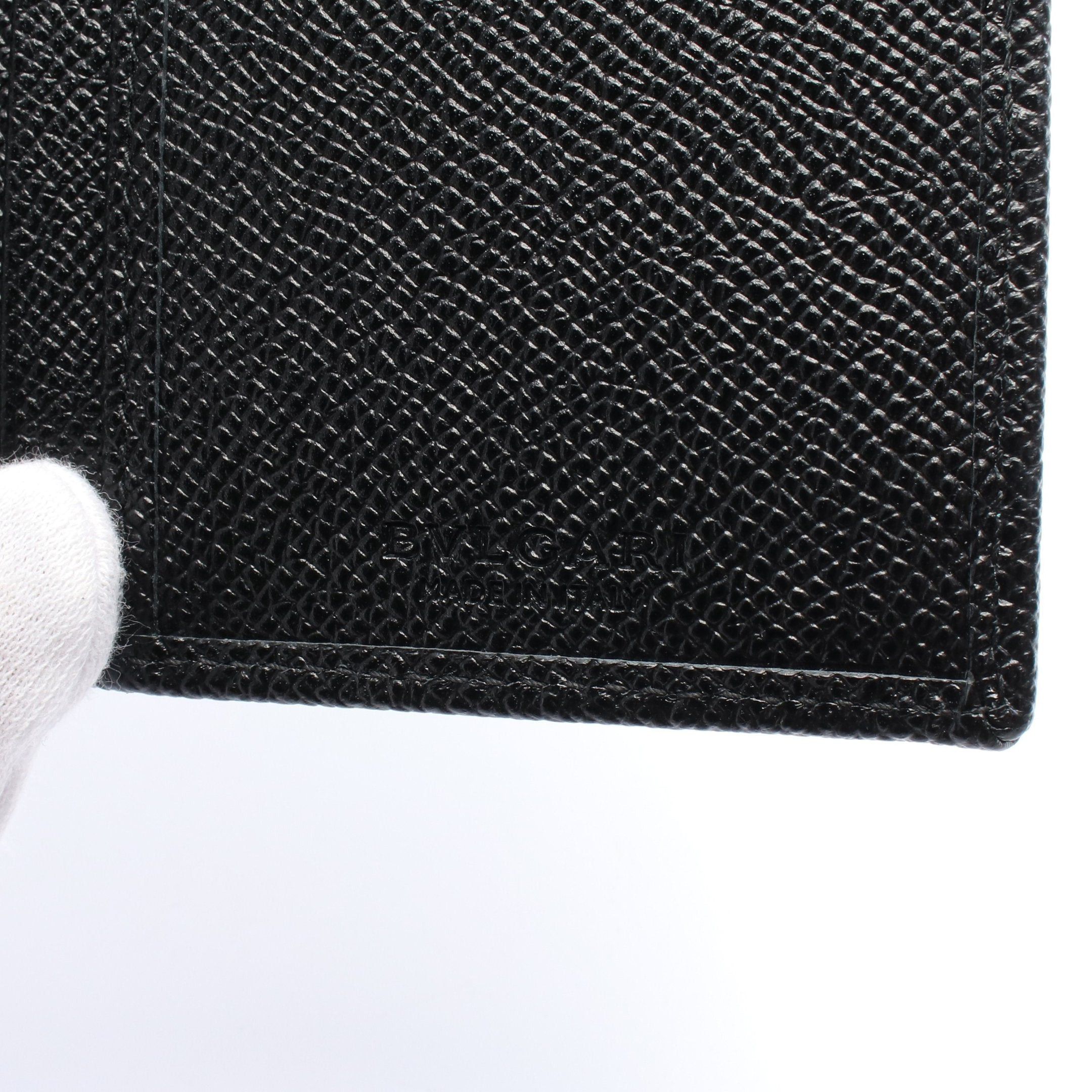 Bvlgari Bulgari Man Bi-Fold Long Wallet Leather Black display picture 1