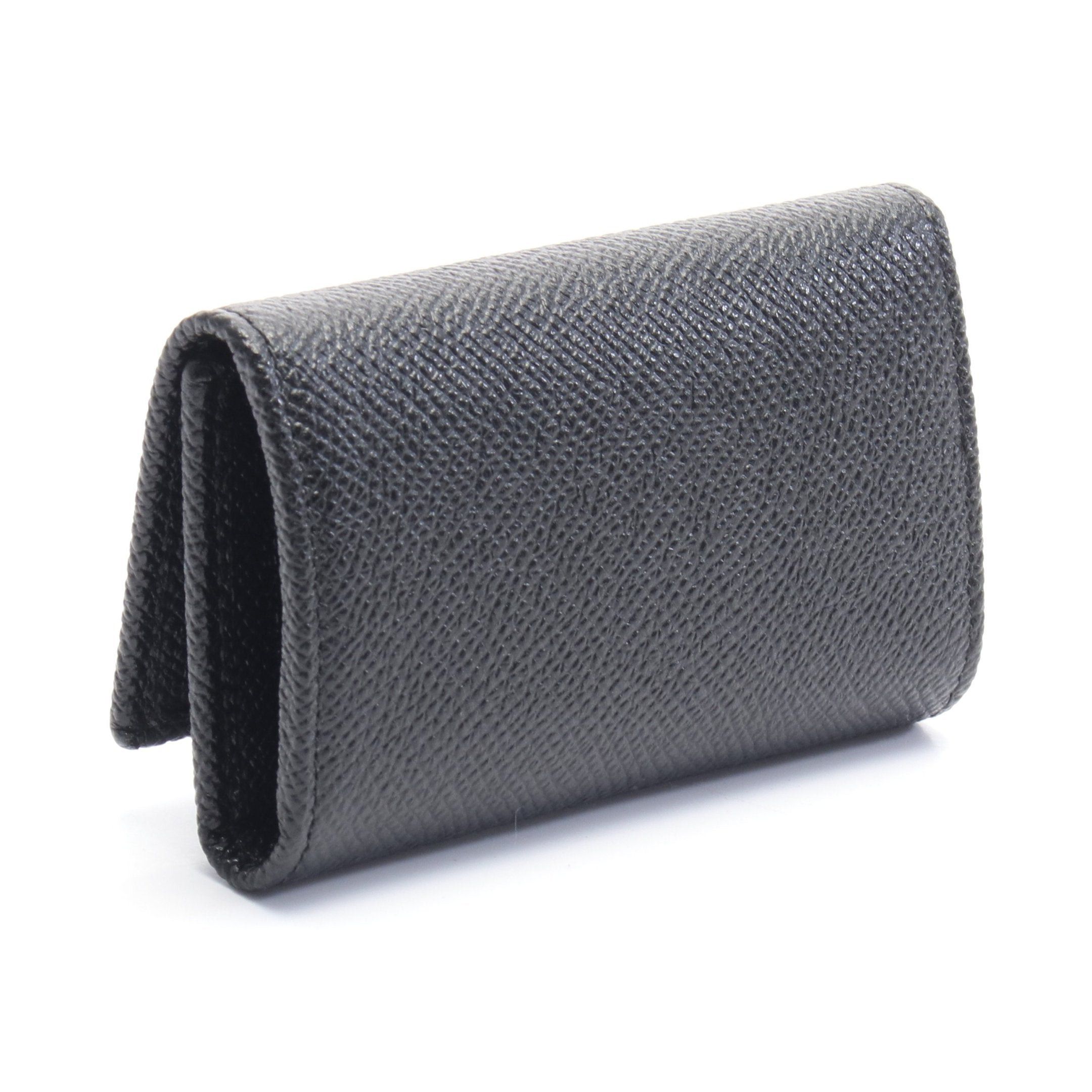 Bvlgari Bvlgari 6 Key Case Leather Black With Ring Size ONE SIZE - 2 Thumbnail