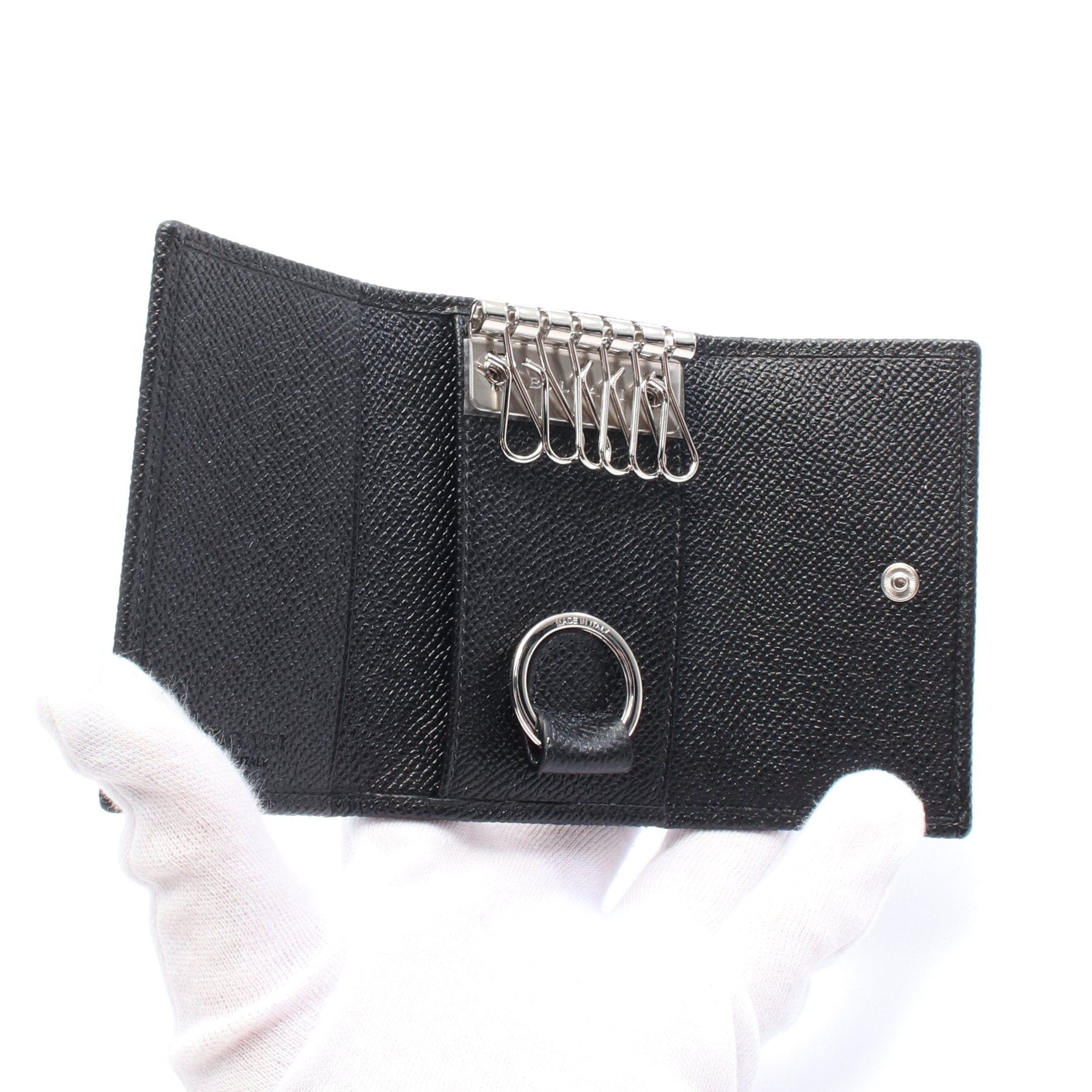 Bvlgari Bvlgari 6 Key Case Leather Black With Ring Size ONE SIZE - 3 Thumbnail