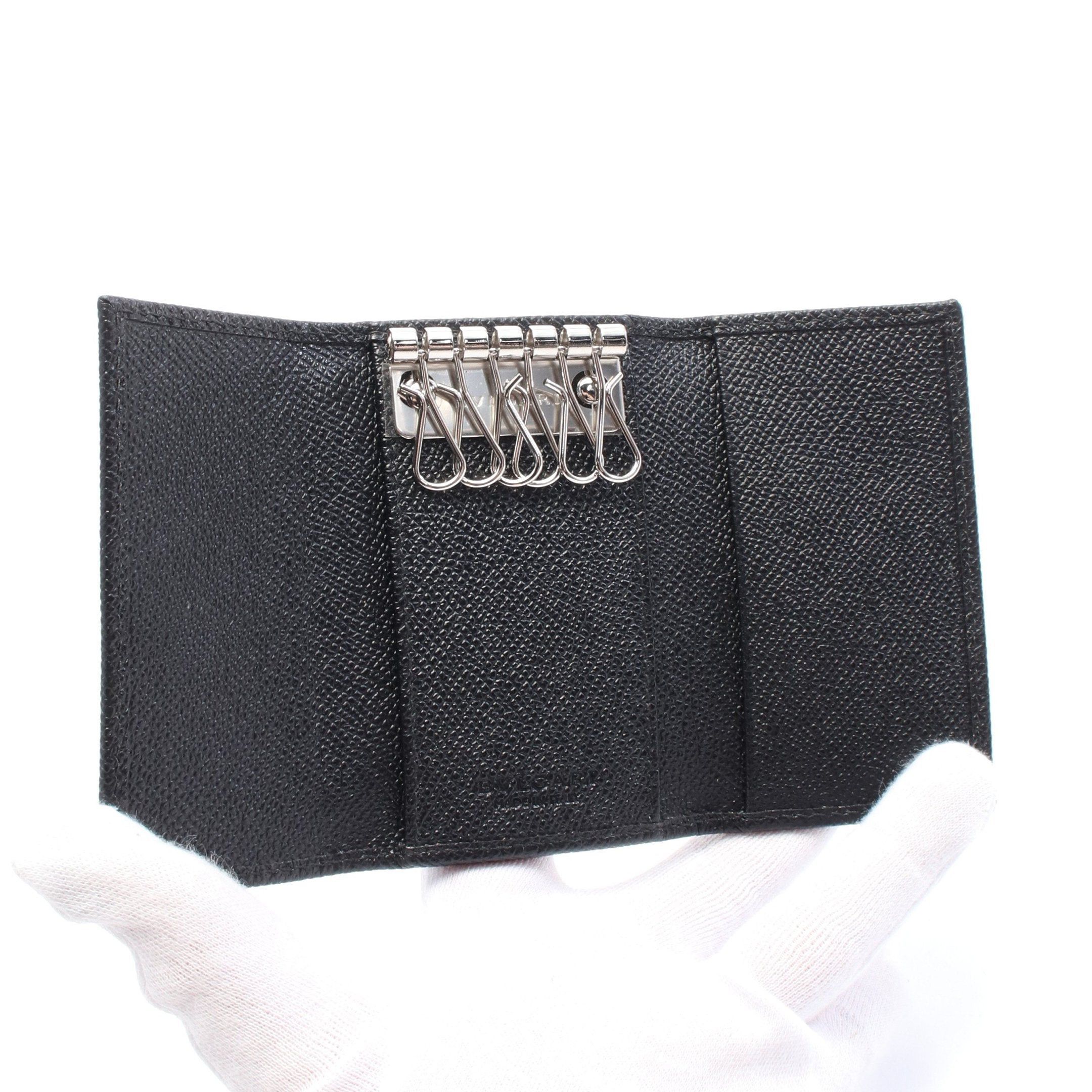 Bvlgari Bvlgari Bulgari Clip Key Case Leather Black Size ONE SIZE - 3 Thumbnail