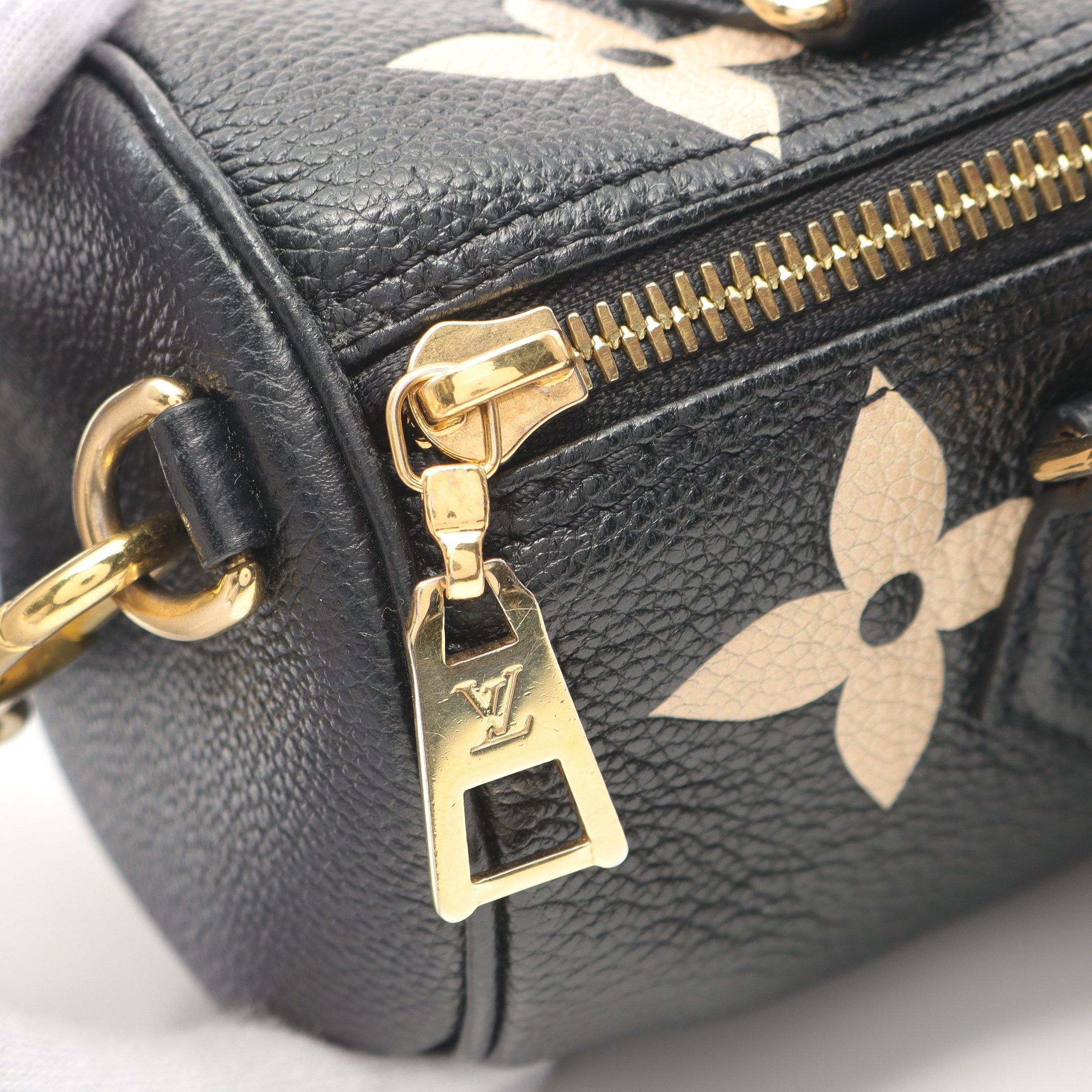 Louis Vuitton Louis Vuitton Papillon Bb Monogram Empreinte Handbag Leather Black Size ONE SIZE - 6 Thumbnail