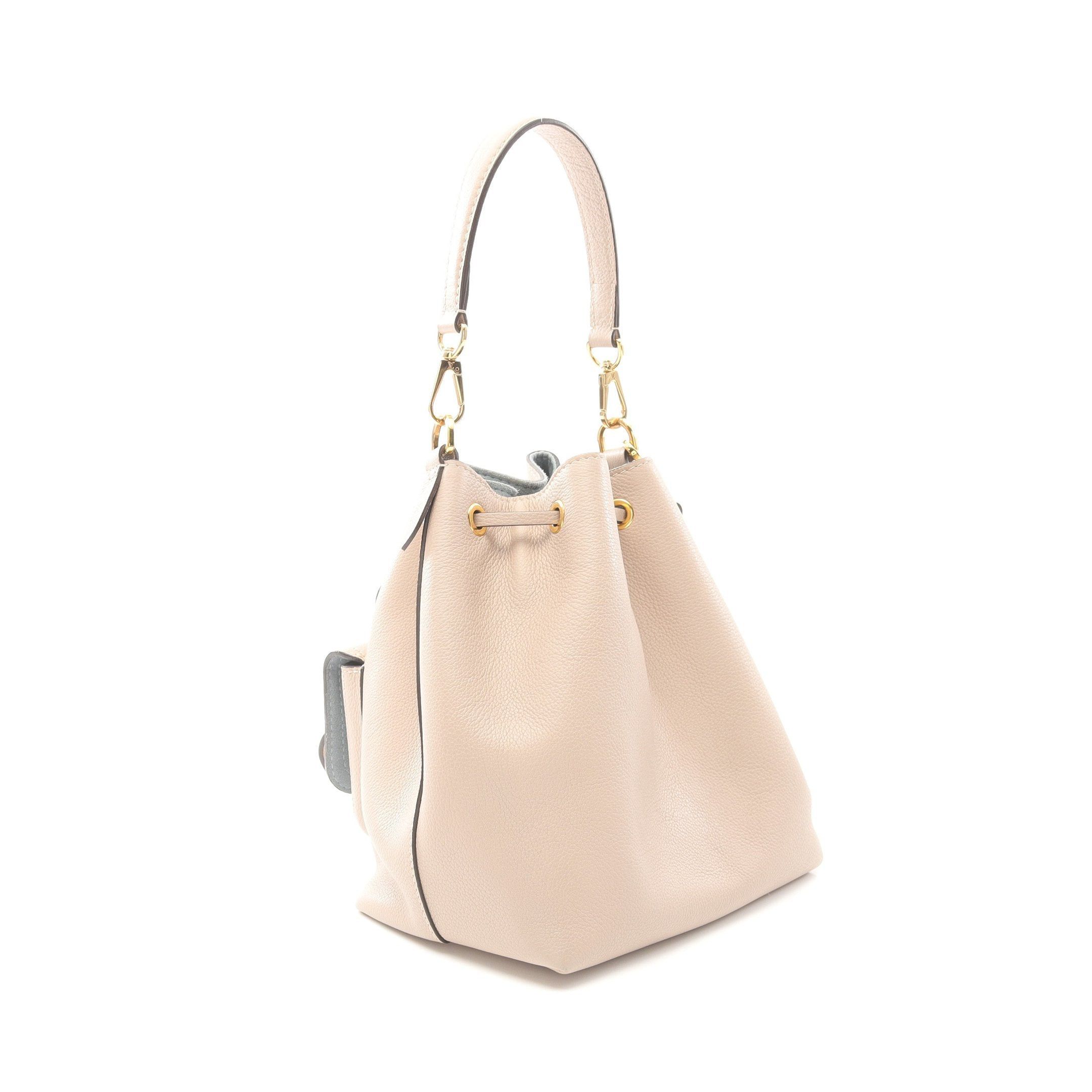 Louis Vuitton Louis Vuitton Rock Me Bucket Nv Greige Handbag Leather Gray Beige Size ONE SIZE - 2 Thumbnail