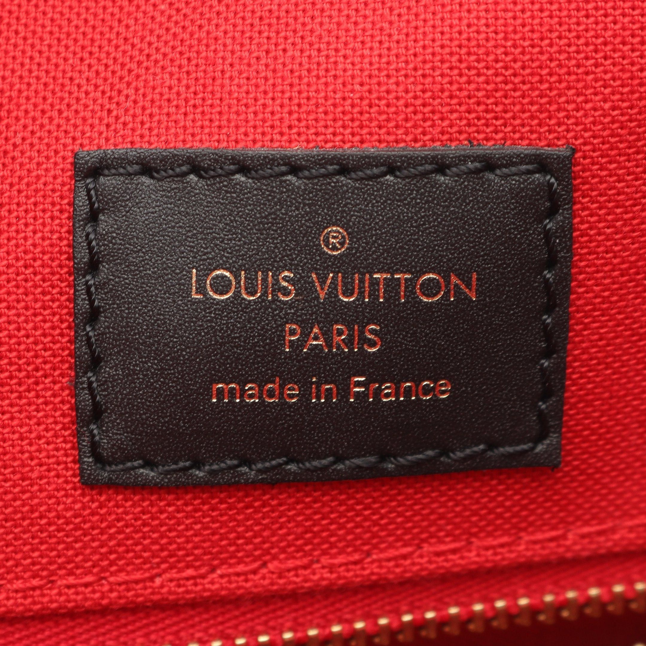 Louis Vuitton Louis Vuitton On-The-Go Mm Monogram Giant Reverse Shoulder Bag Tote Leather Brown Beige Size ONE SIZE - 4 Thumbnail