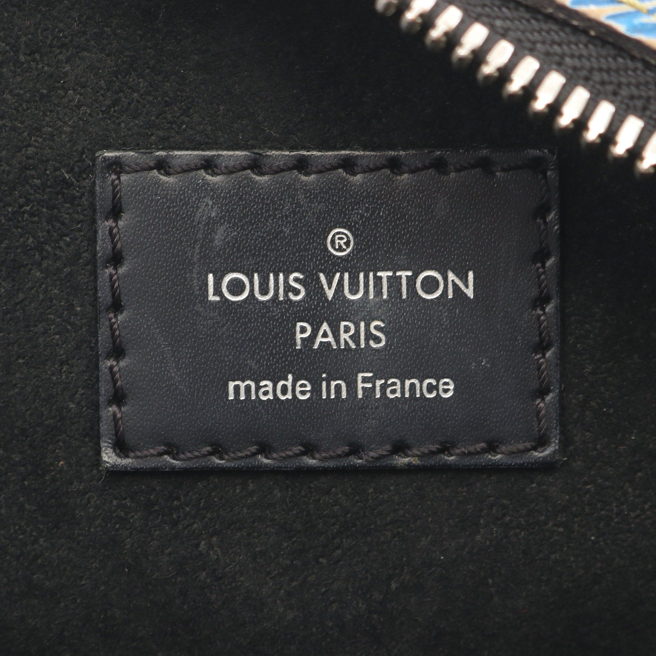 Louis Vuitton Louis Vuitton Speedy 25 Epi Denim Handbag Leather Blue Black Size ONE SIZE - 4 Thumbnail