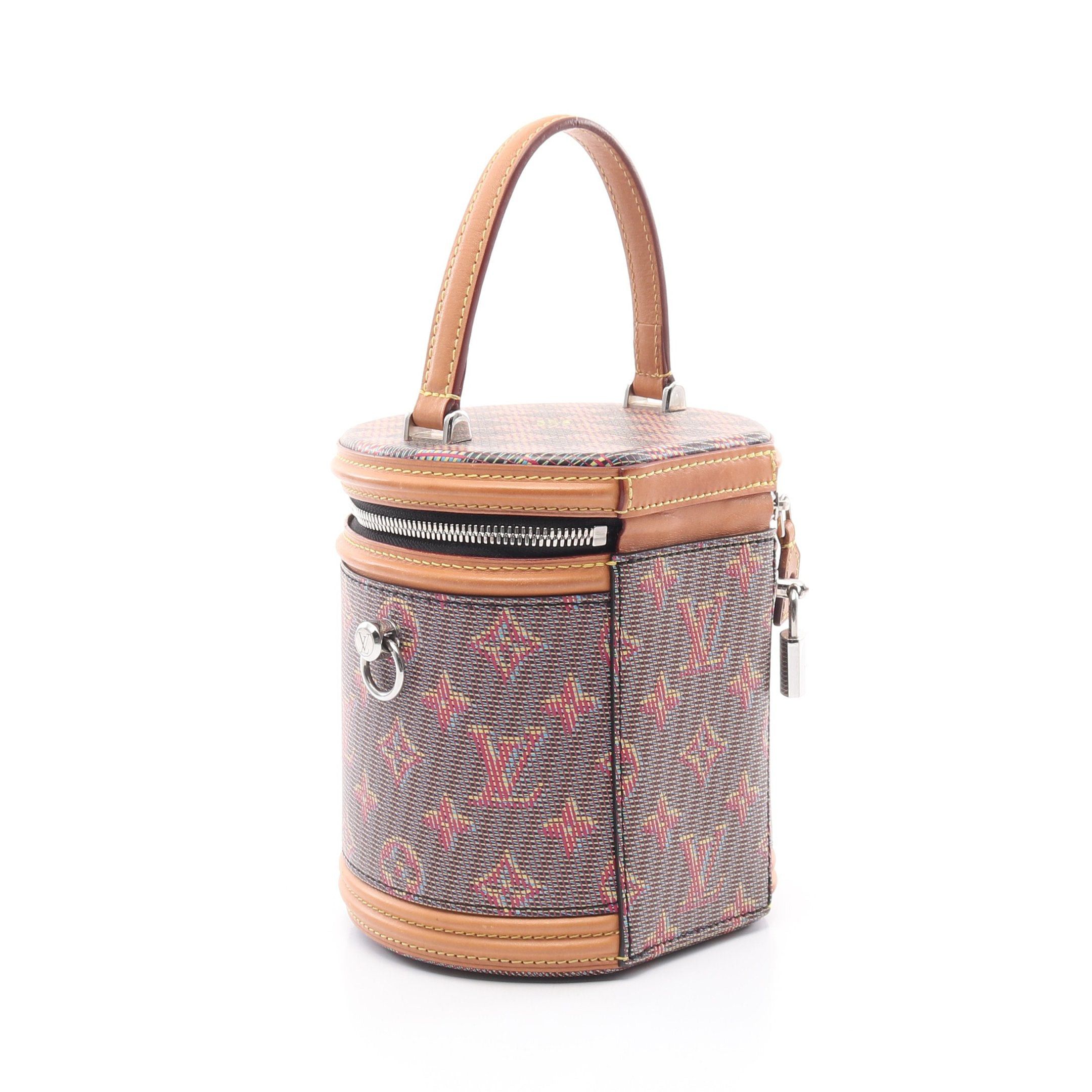 Louis Vuitton Louis Vuitton Cannes Monogram Lv Pop Handbag Vanity Bag Leather Pink Size ONE SIZE - 2 Thumbnail