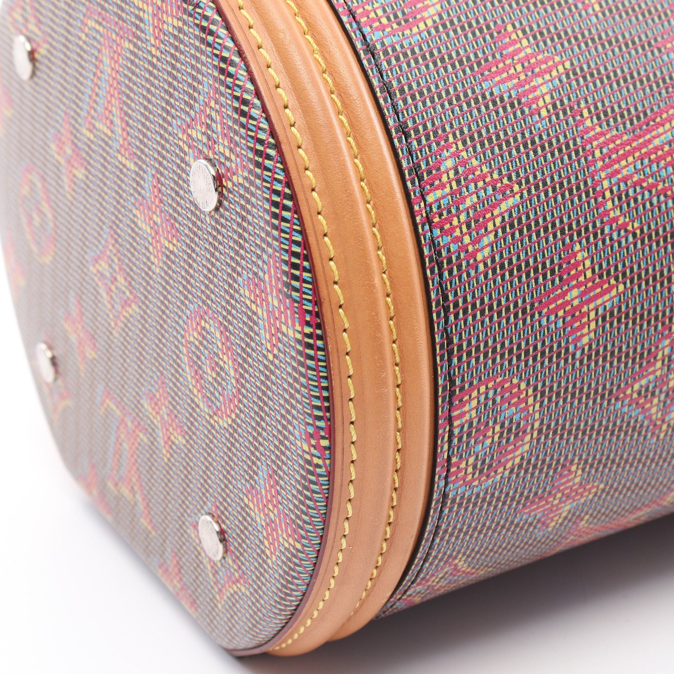 Louis Vuitton Louis Vuitton Cannes Monogram Lv Pop Handbag Vanity Bag Leather Pink Size ONE SIZE - 6 Thumbnail